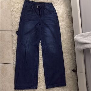 SHEIN Blue Flare & Wide Leg Jeans